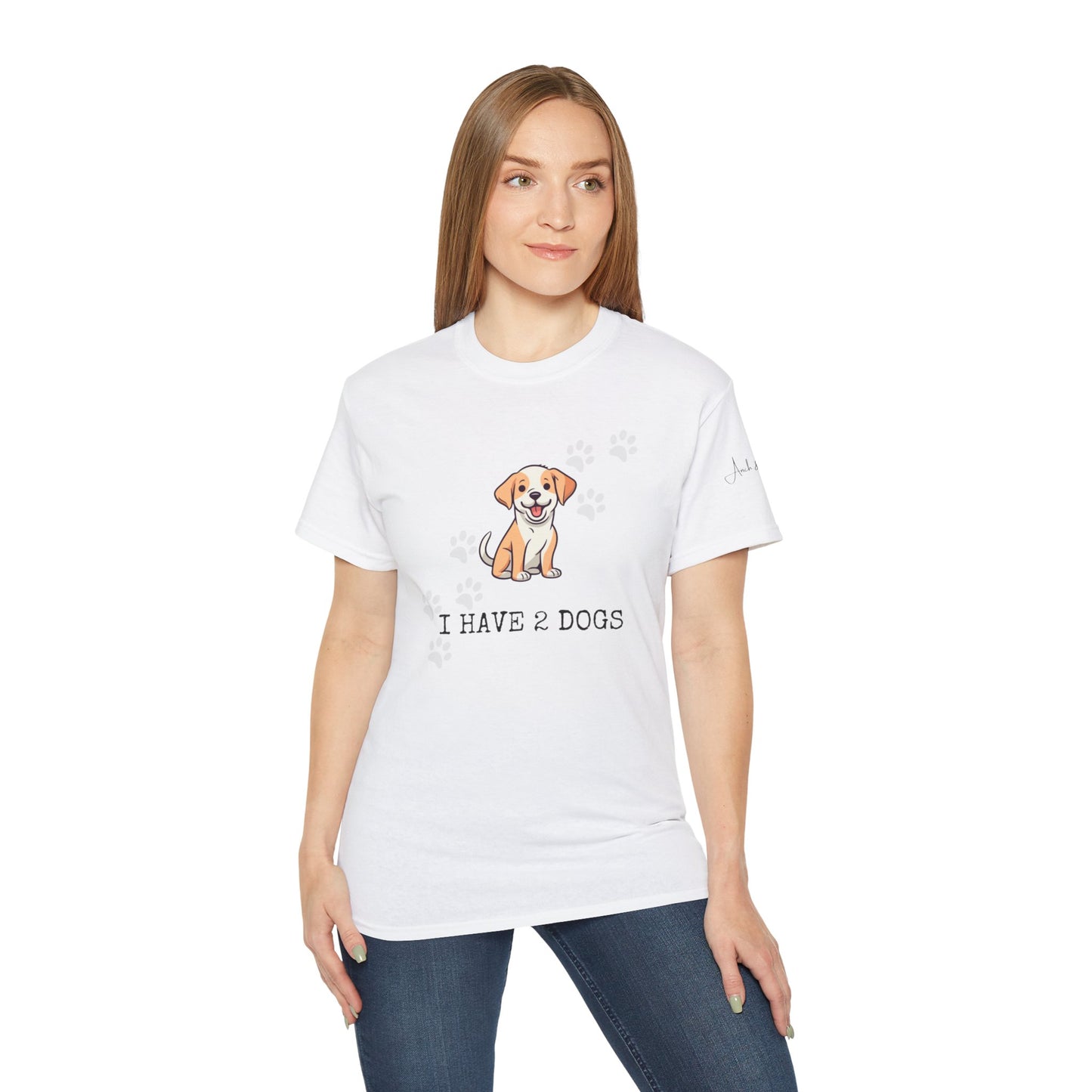 Best Buds: Two Dogs Design unisex cotton tee