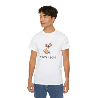 Best Buds: Two Dogs Design unisex cotton tee